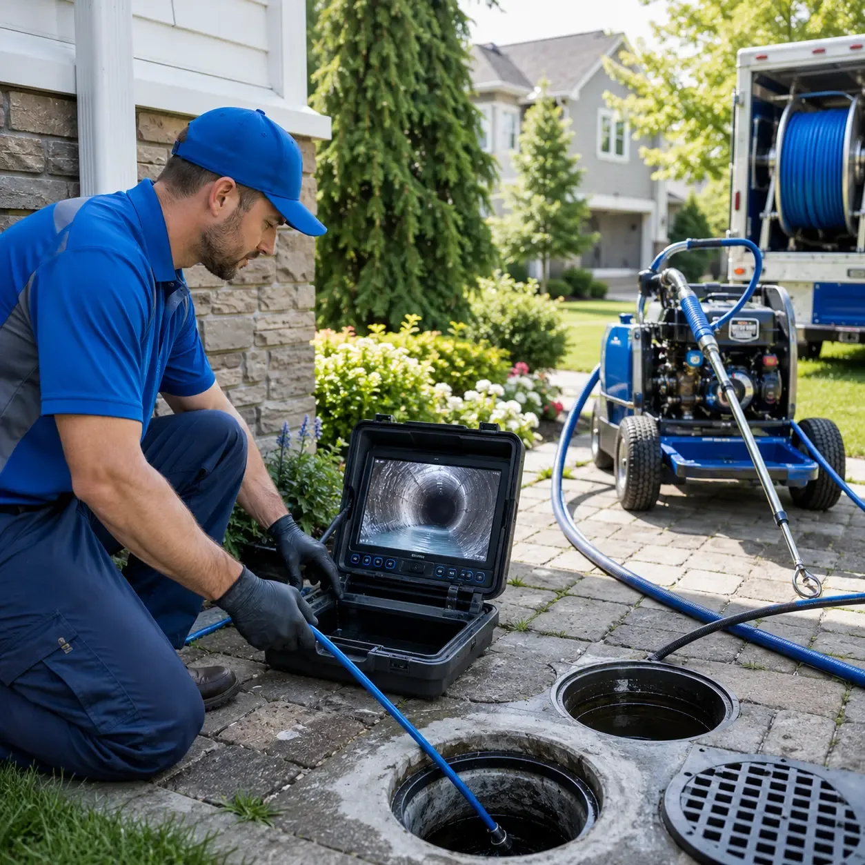 Outdoor drain cleaning professionals serving Gaastra, MI